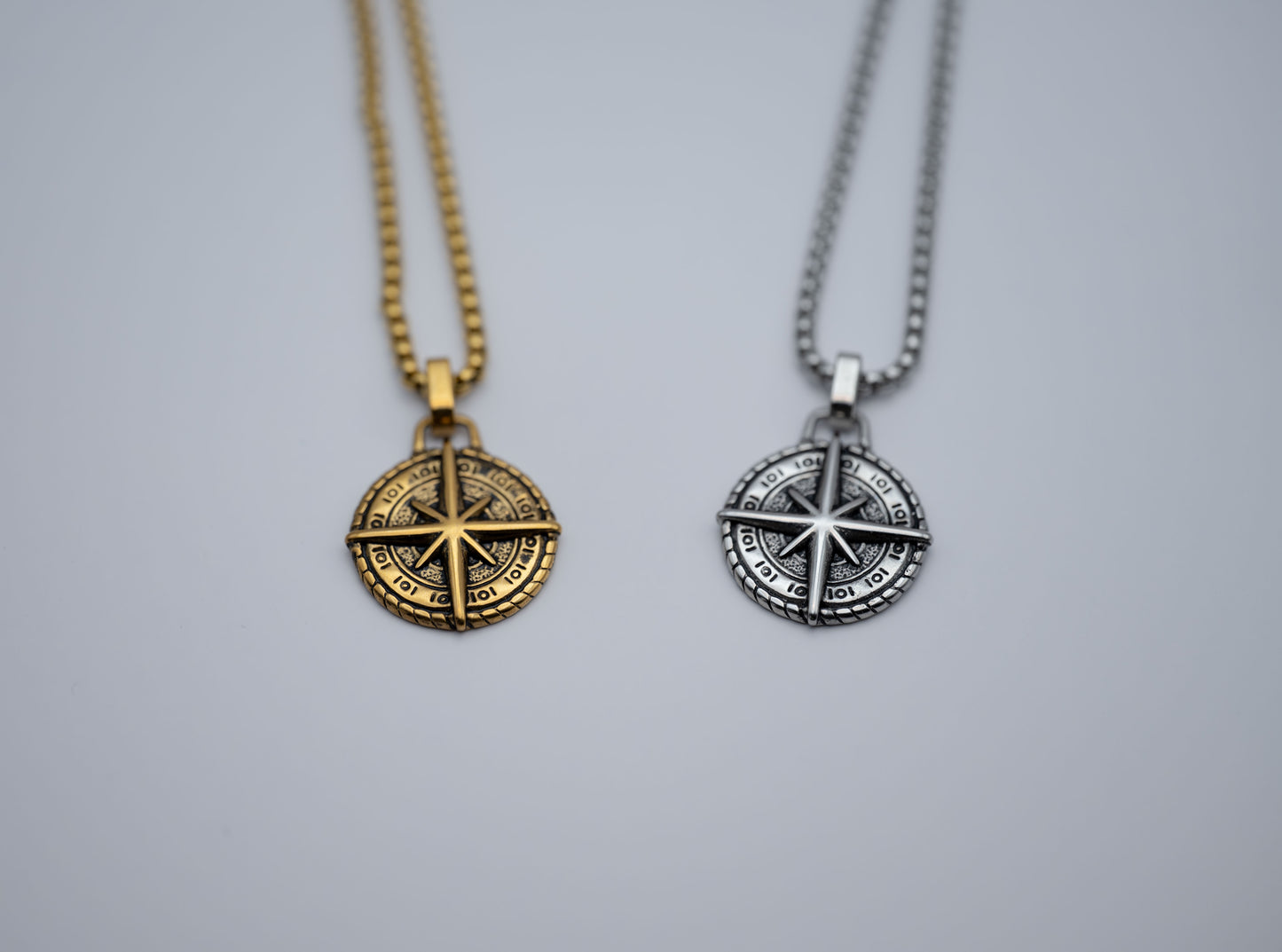 Retro Compass-Silver
