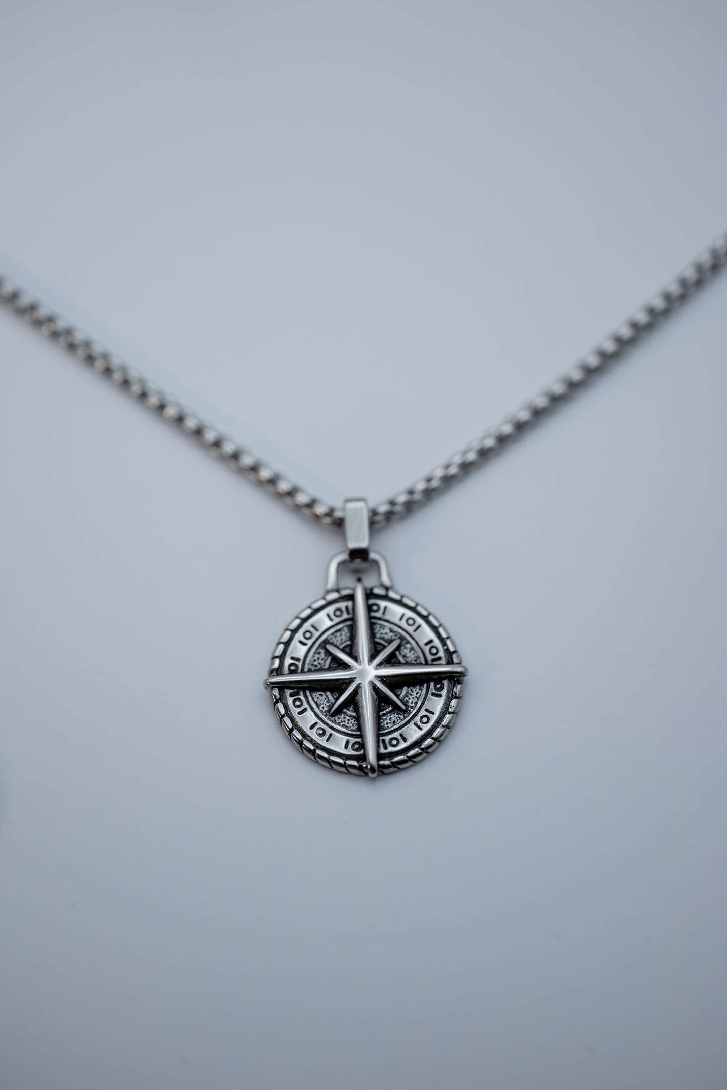 Retro Compass-Silver