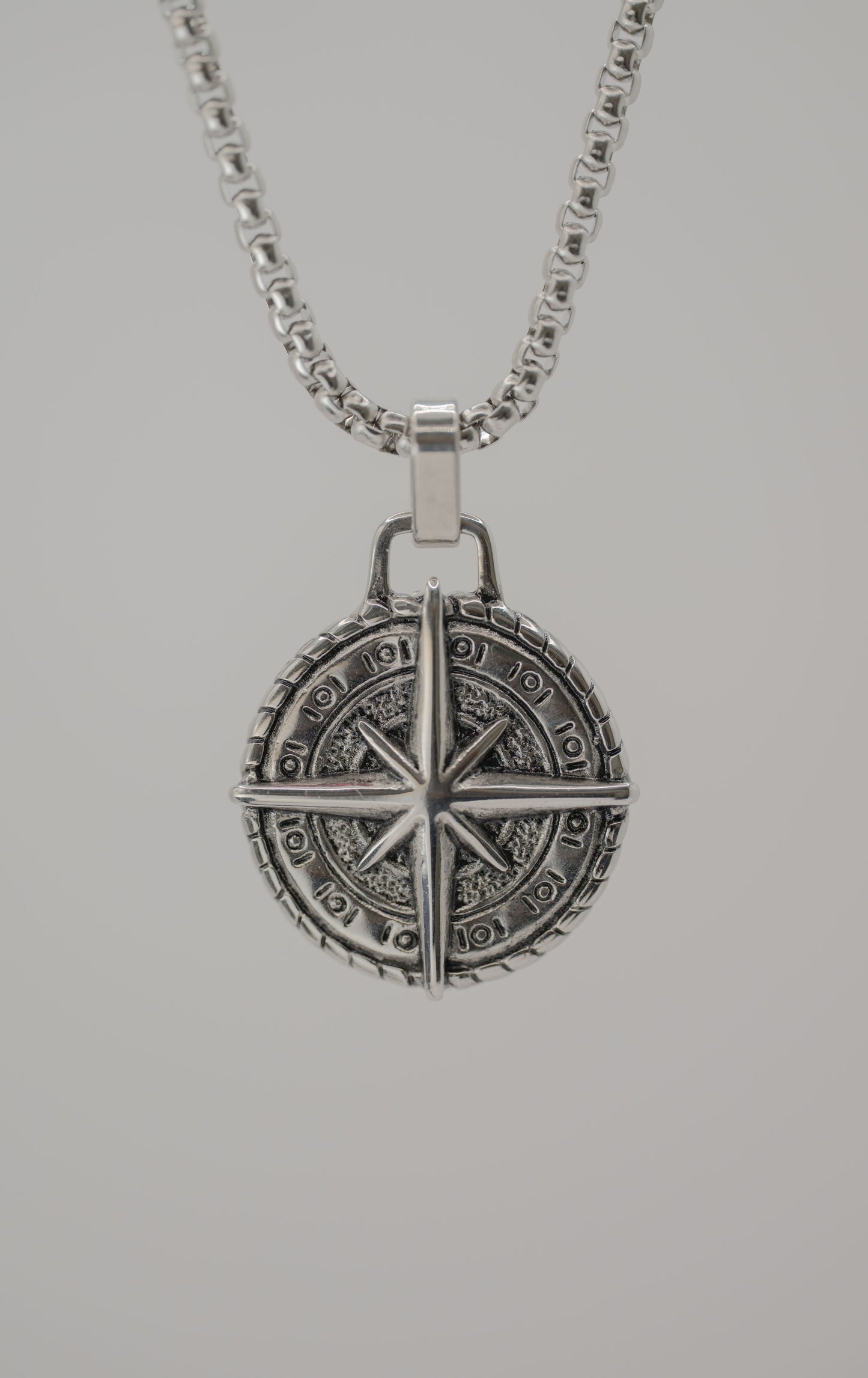 Retro Compass-Silver