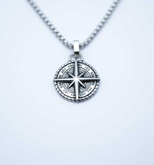 Retro Compass-Silver