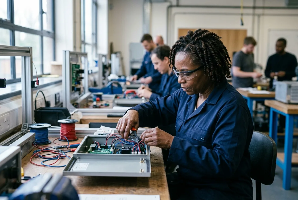 An adult developing profession-specific skills. Illustrative photograph.